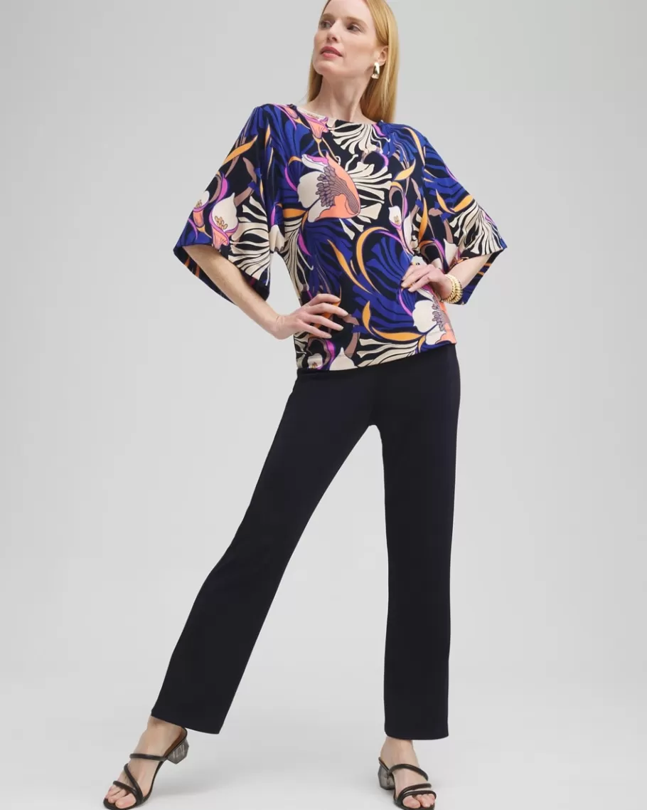 Chico's Travelers™ Floral Kimono Sleeve Top