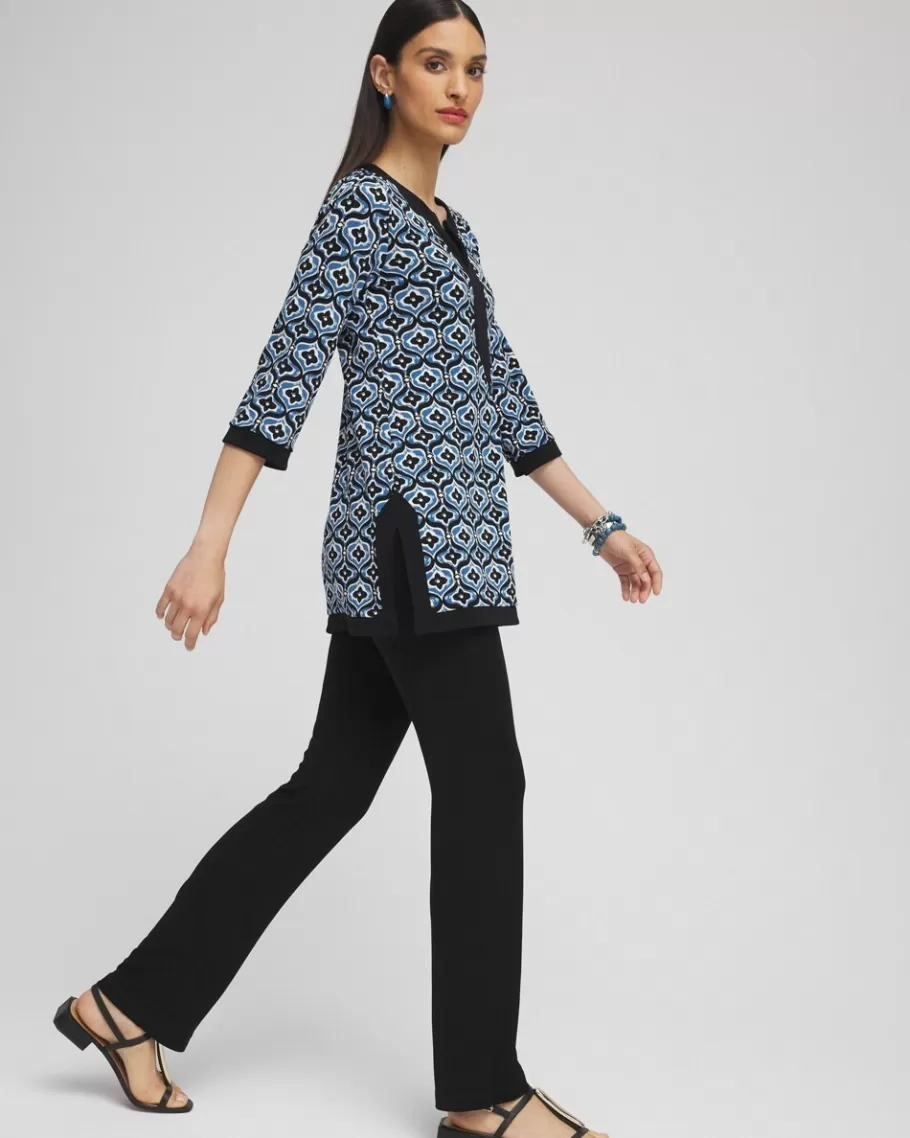 Chico's Travelers™ Geo Print Kurta Top