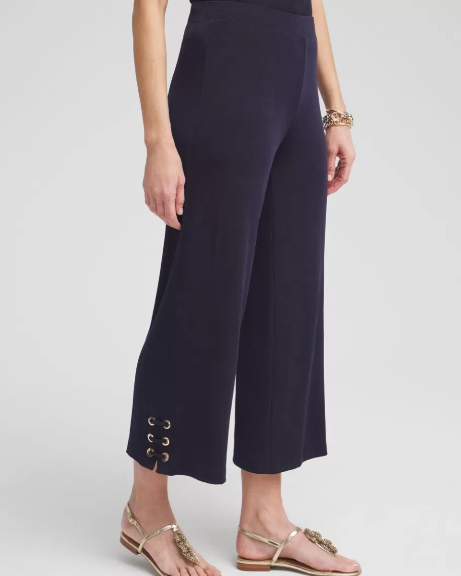 Chico's Travelers™ Lace Up Cropped Pants