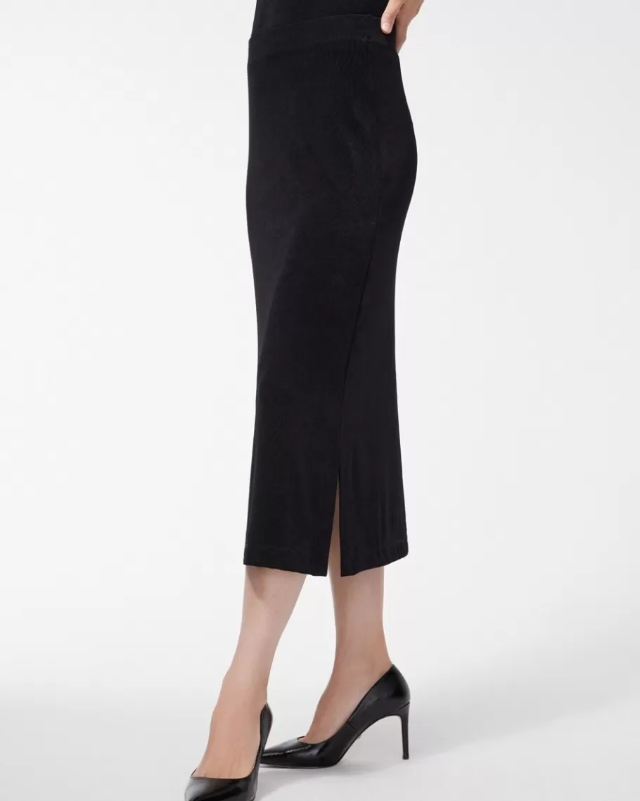 Chico's Travelers Midi Skirt