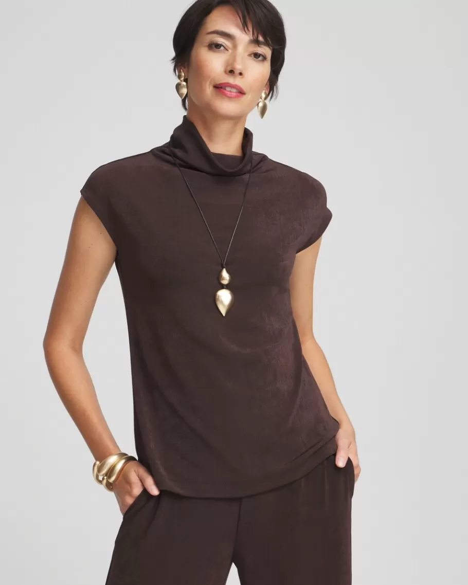 Chico's Travelers™ Mock Neck Top