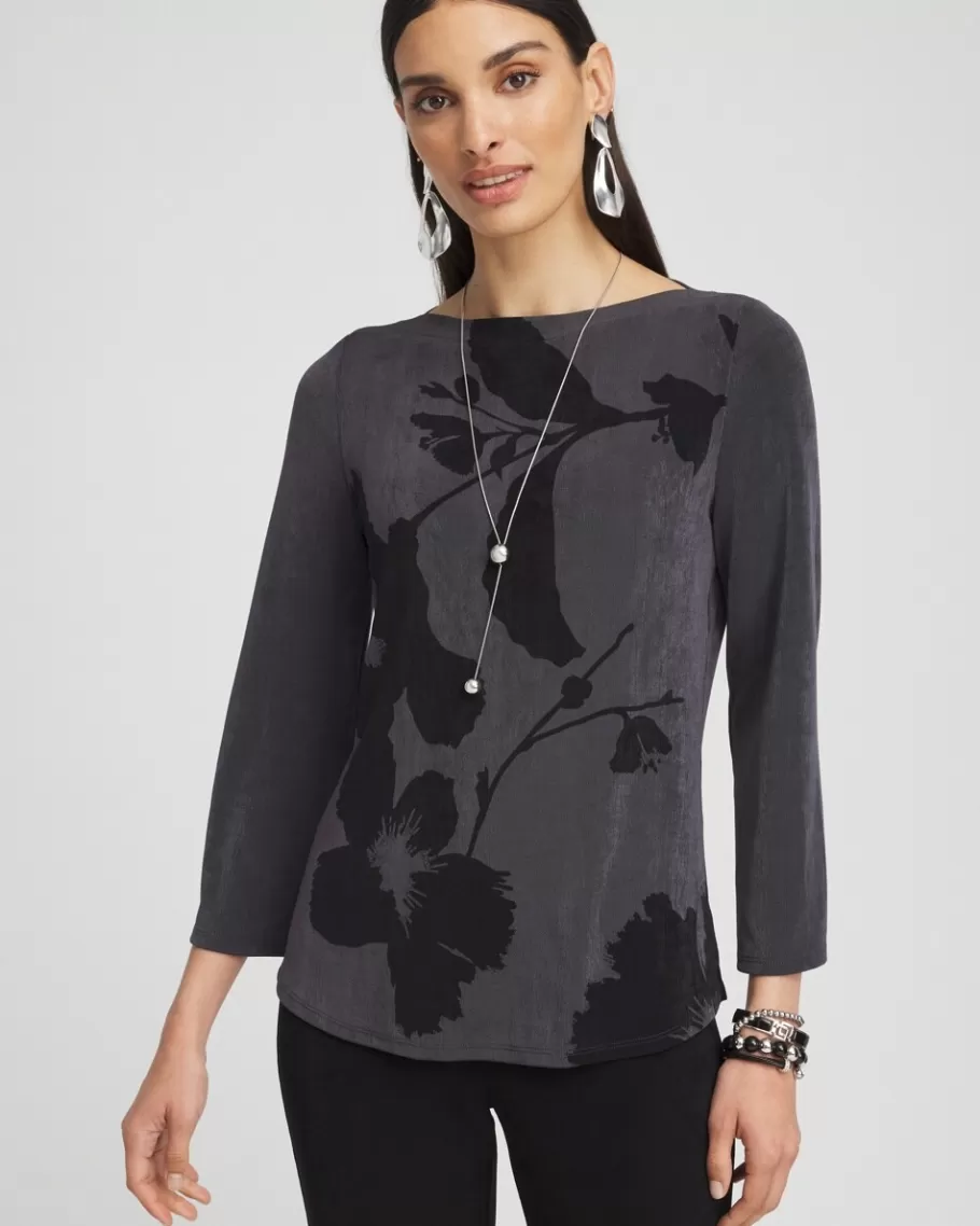 Chico's Travelers™ Modern Floral Tunic