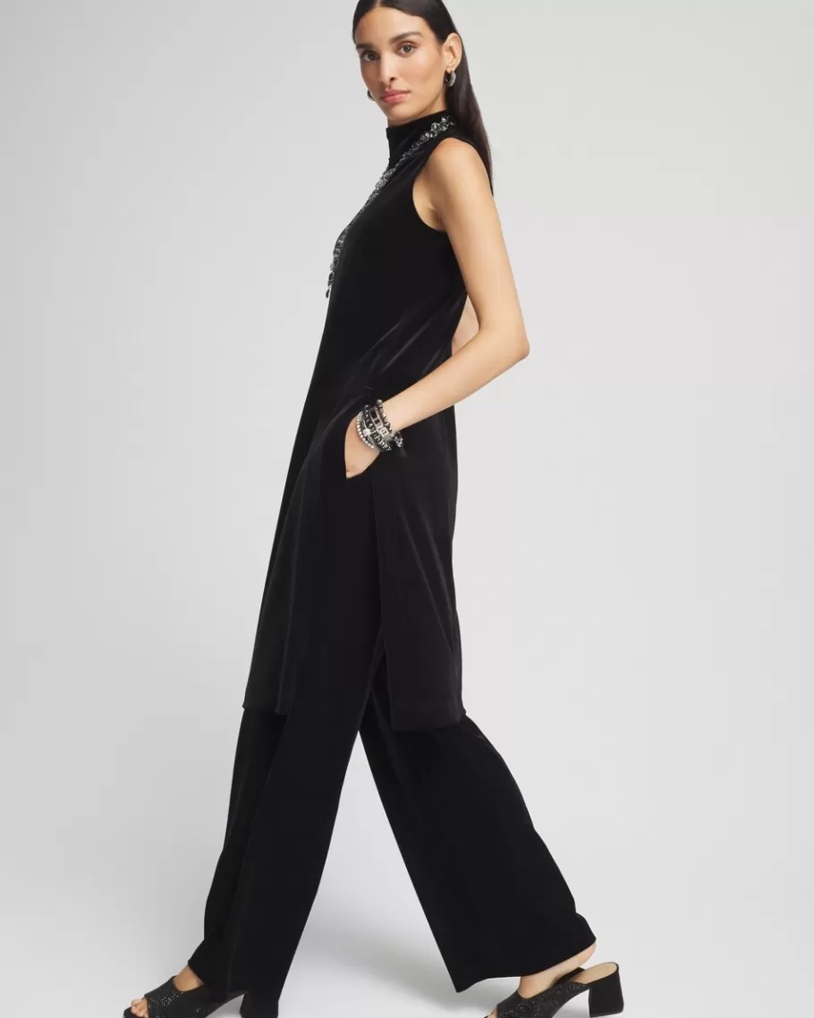 Chico's Travelers™ Velvet Wide Leg Pant