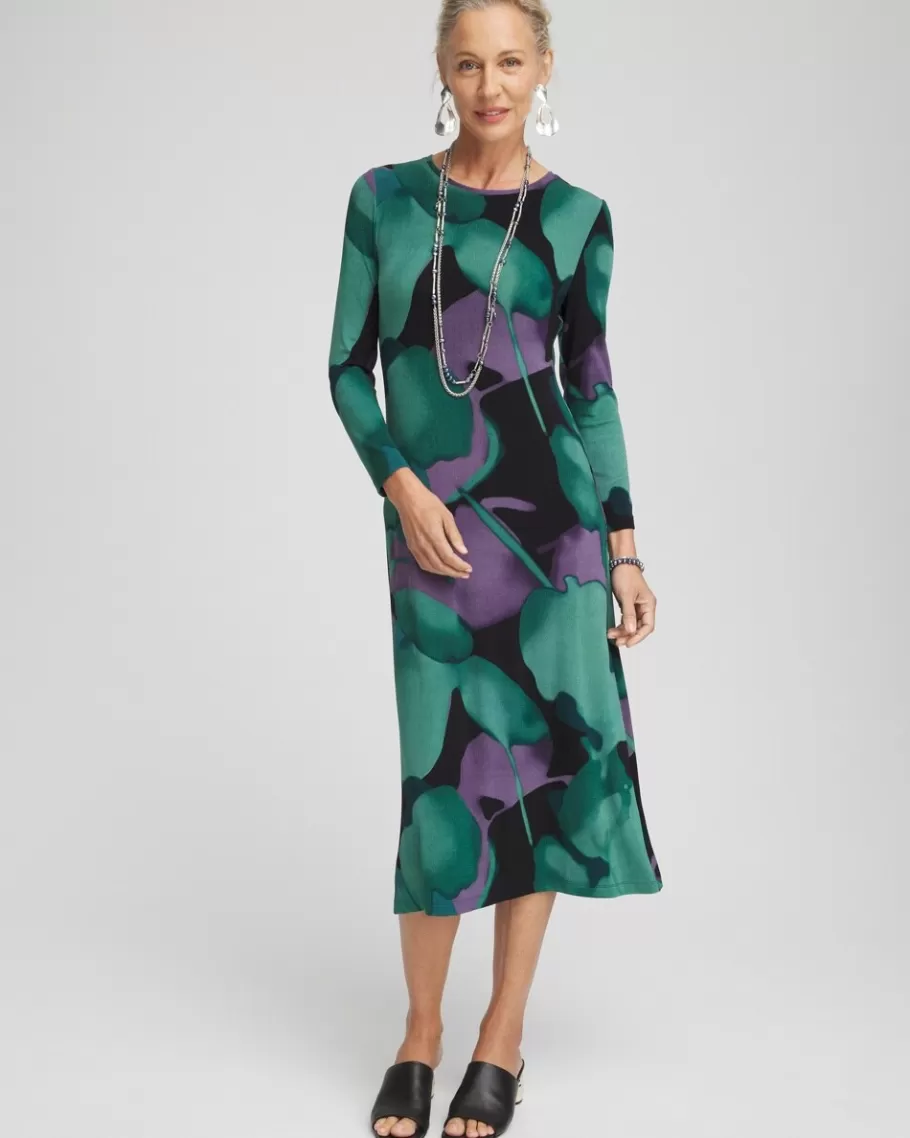 Chico's Travelers™ Watercolor Midi Dress