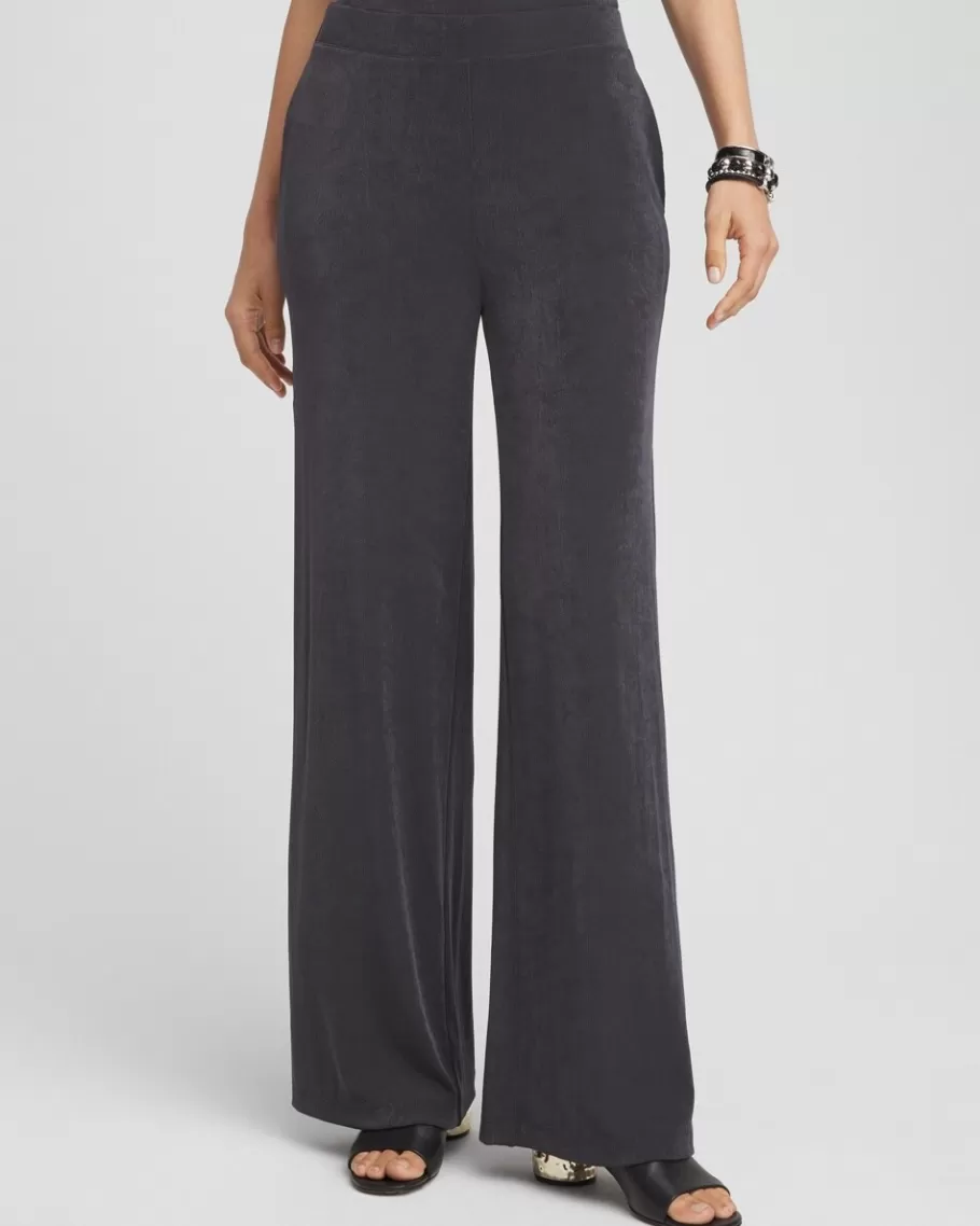 Chico's Travelers Wide Leg Pocket Pants