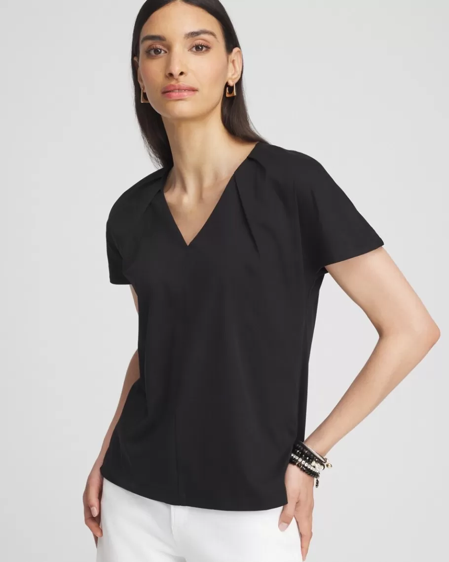 Chico's Tuck Detail Tee