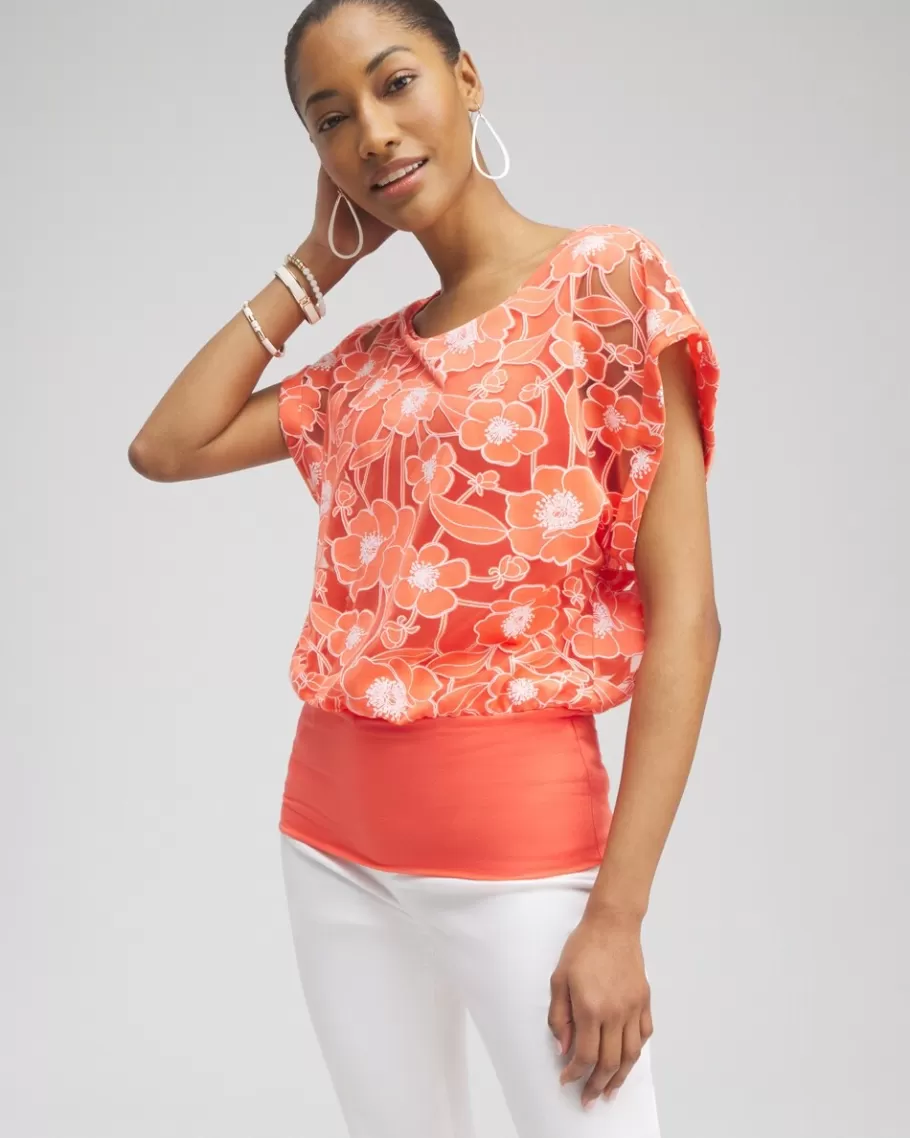 Chico's Warm Banded Hem Top