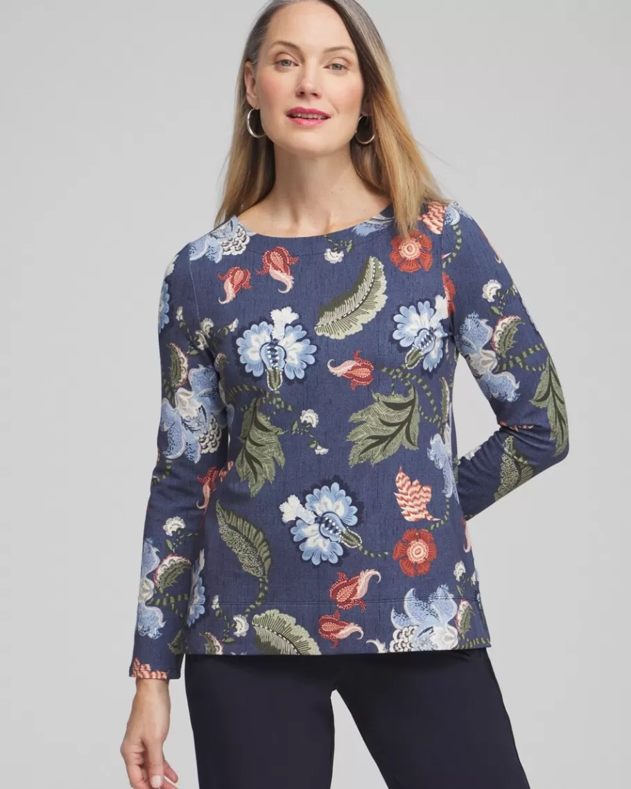 Chico's Zenergy® Floral Pullover