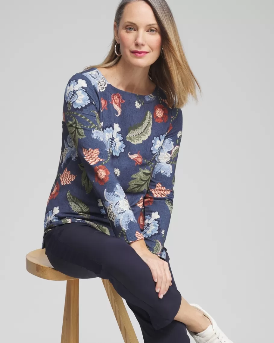 Chico's Zenergy® Floral Pullover