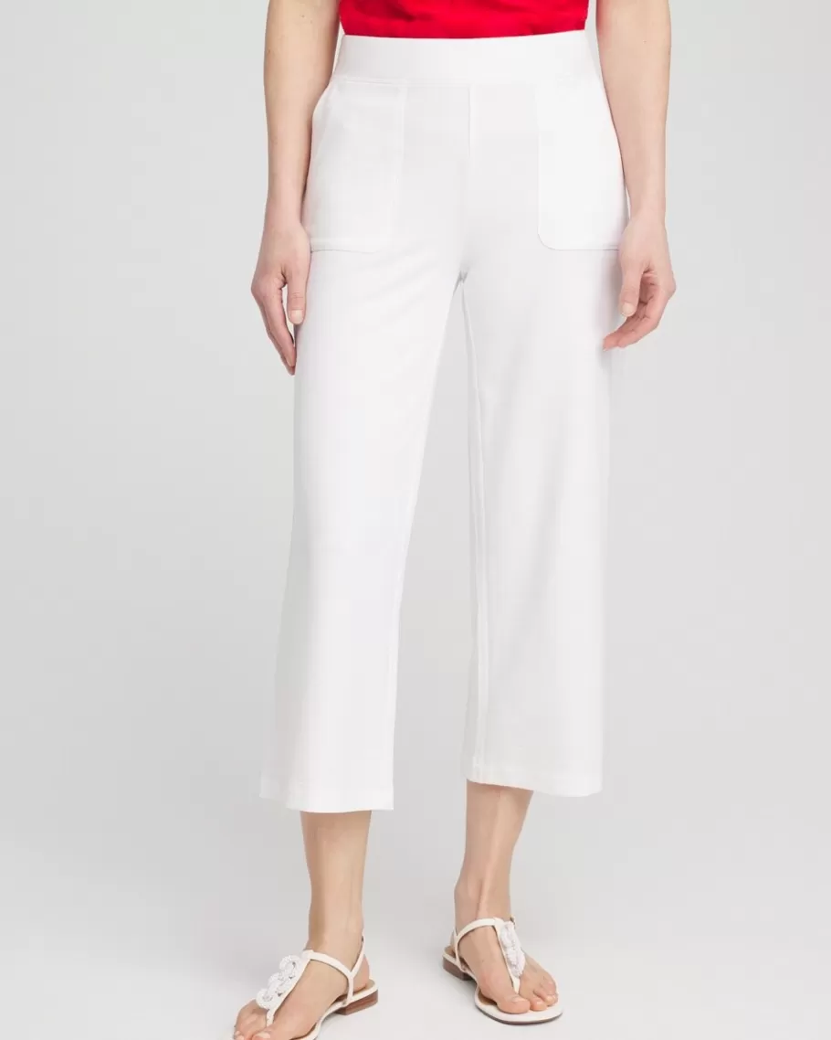 Chico's Zenergy® French Terry Wide Leg Crops