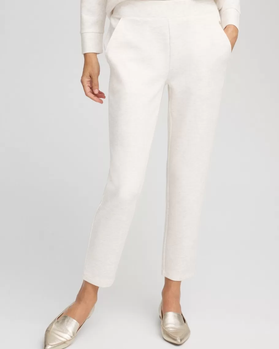 Chico's Zenergy® Heathered Scuba Ankle Pants