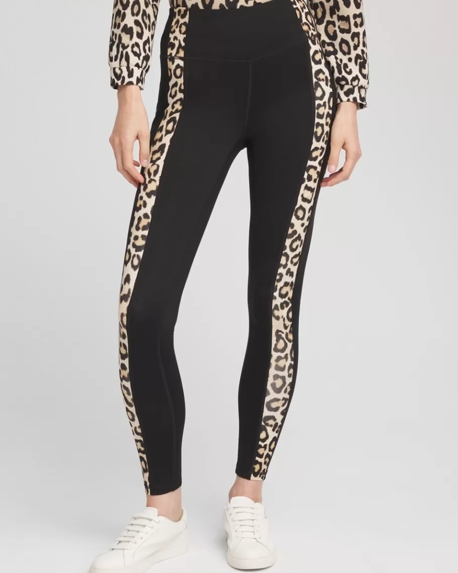 Chico's Zenergy® Leopard Print Side Panel Leggings