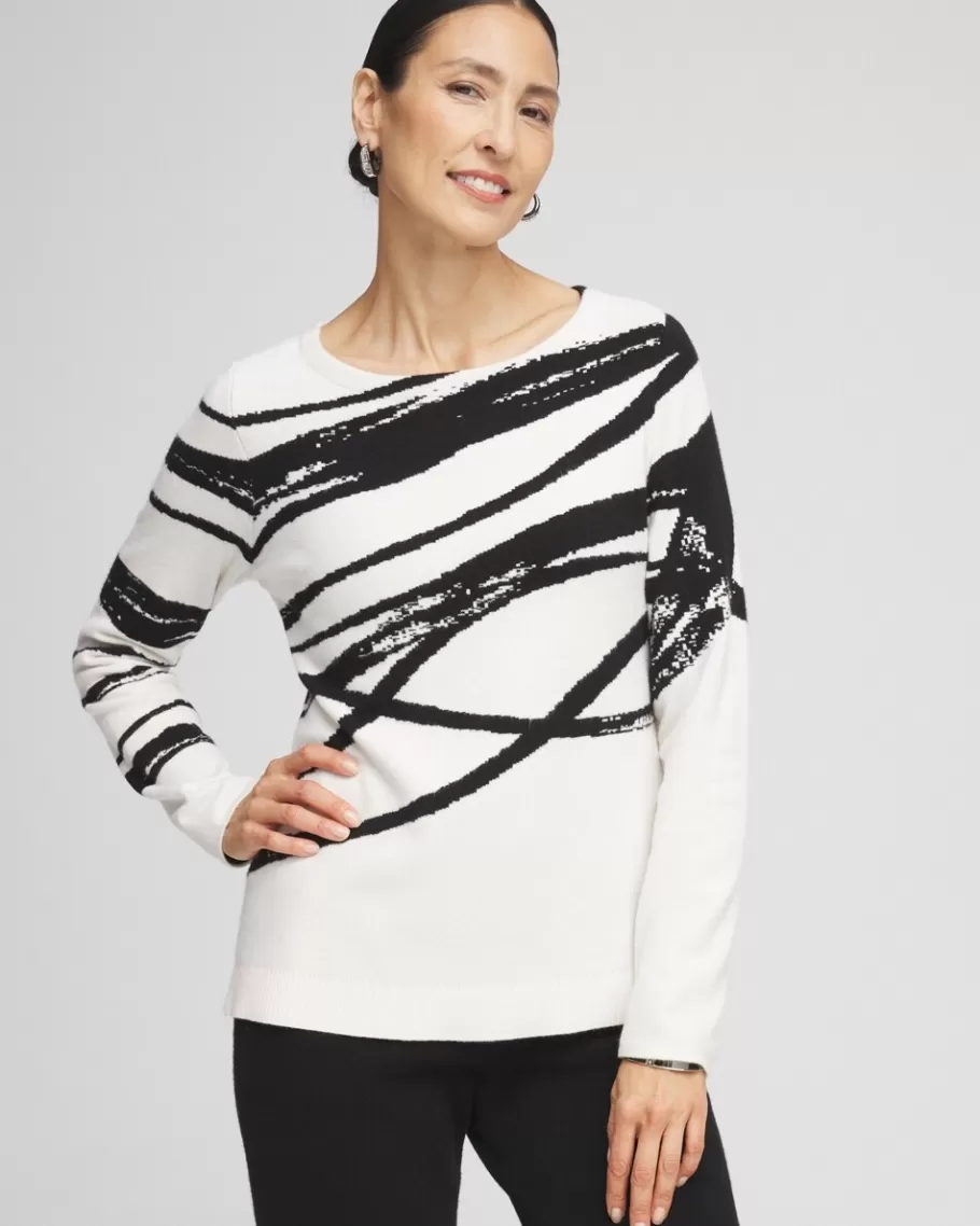 Chico's Zenergy® Luxe Jaquard Pullover