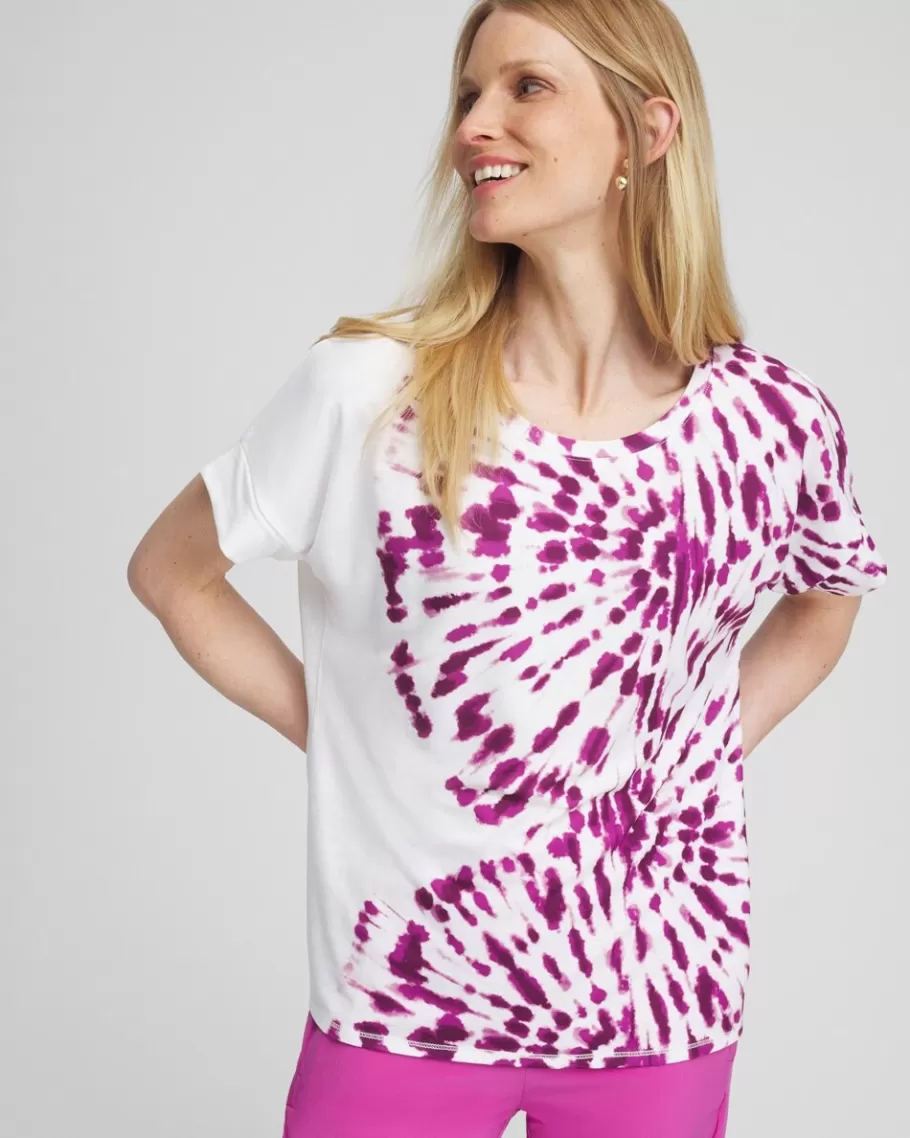 Chico's Zenergy® Placed Tie Dye Tee