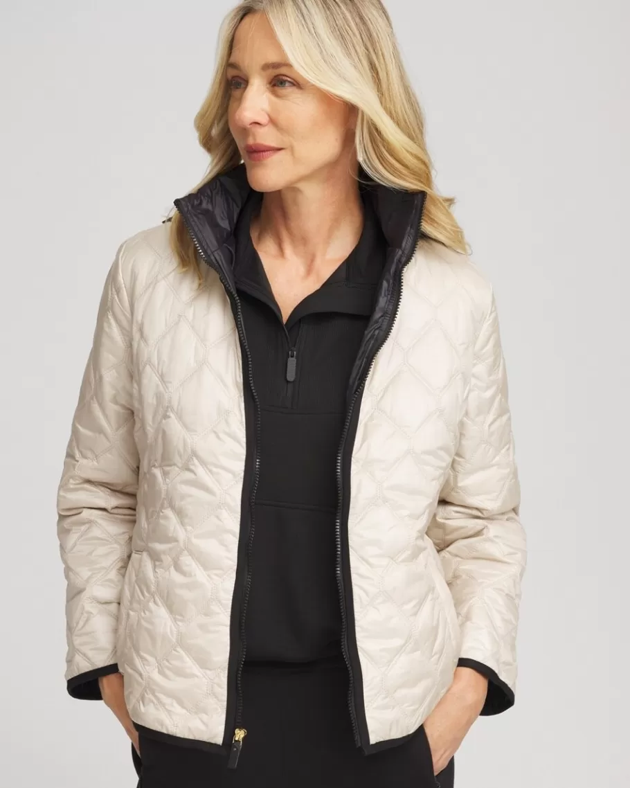 Chico's Zenergy® Quilted Hooded Jacket