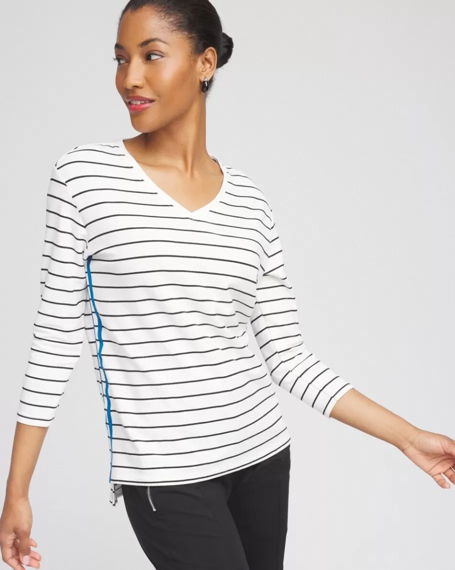 Chico's Zenergy® Stripe Pullover