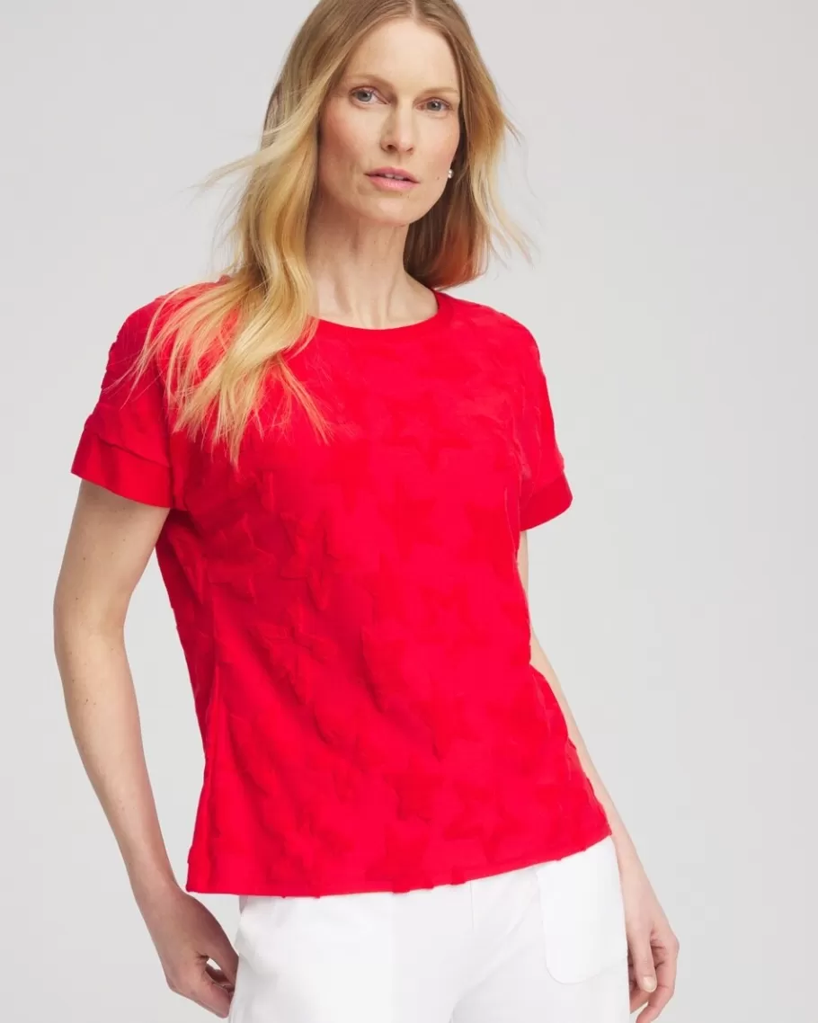 Chico's Zenergy® Textured Star Top