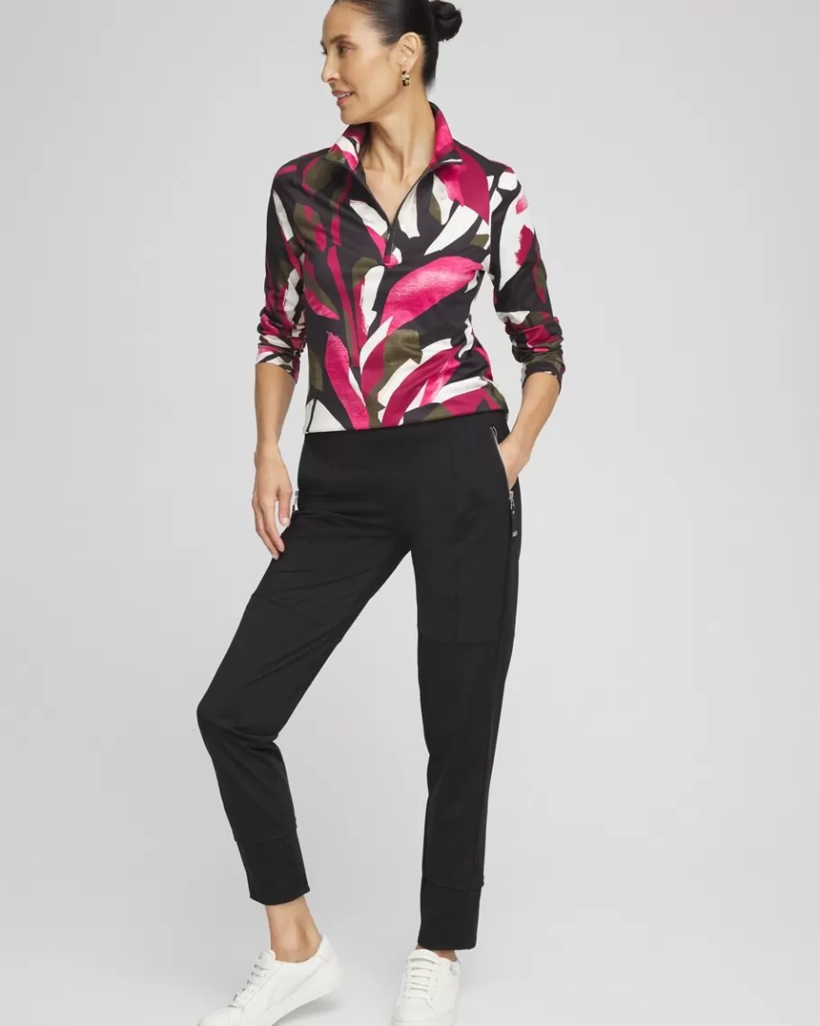 Chico's Zenergy® UPF Abstract Half Zip Top