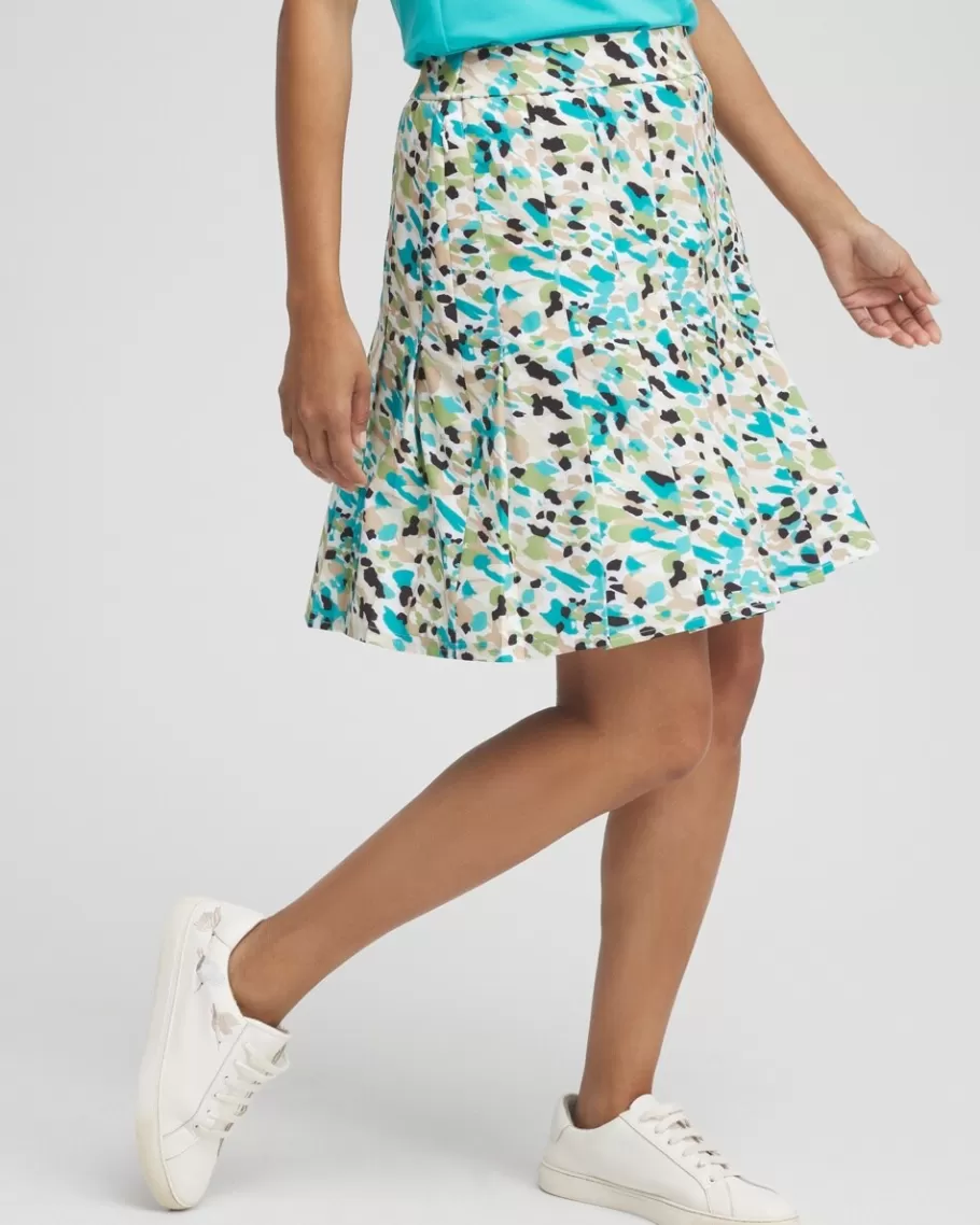 Chico's Zenergy® UPF Floral Pleated Skort